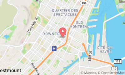 map, Regus - Quebec, Montreal, Le 1000