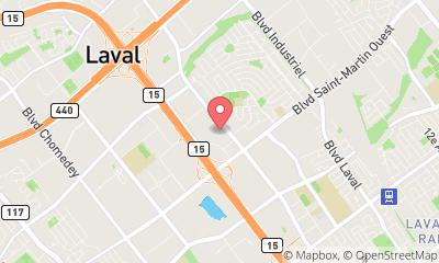 map, Contractor Construction D.W.G in Laval (QC) | LiveWay