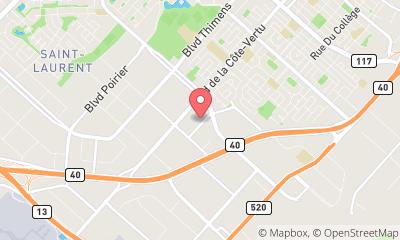 map, Regus - Quebec, Saint Laurent - Ville St-Laurent
