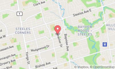 map, Electricians in North York