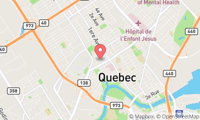 map, Excavation René Morency - Drainage Québec