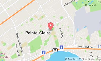 map, Contractor Entrepreneur en maçonnerie Montréal in Pointe-Claire (QC) | LiveWay