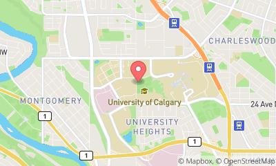 map, University of Calgary