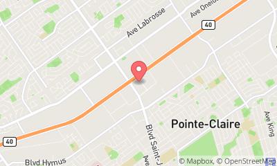 map, Regus - Quebec, Montreal - Pointe Claire - Montreal Airport