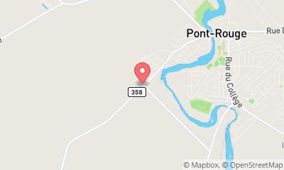 map, Pont-Rouge Asphalte & Embellissement Inc