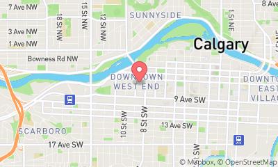 map, Calgary Diamond Shine Cleaning