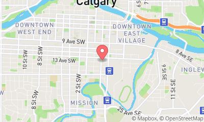 map, Beairsto & Associates Engineering Calgary