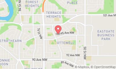 map, Edmonton Snow Removal & Sanding Ltd.