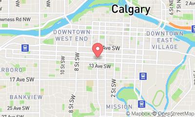 map, Hope Street Management - Calgary