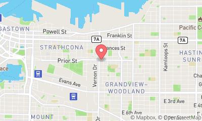 map, Vancouver Mouldings and Floors Inc