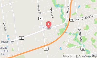 map, Air Conditionné Air Makers Inc. | Air Conditioner and Furnace Repair à Concord (ON) | LiveWay