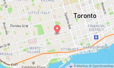 map, Immobilier - Résidentiel Toronto Real Estate Agent King West | Danielle in the City à Toronto (ON) | LiveWay