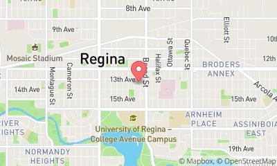 map, Brunsdon Lawrek & Associates Real Estate Appraisals & Advisory Services - Regina
