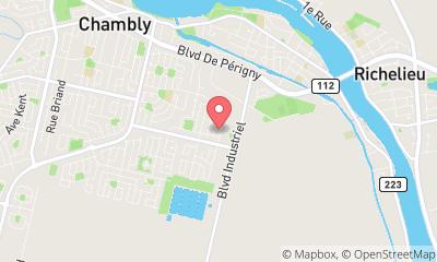 map, Couvreur de Chambly Inc