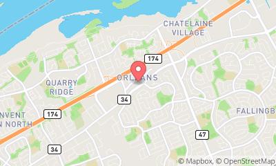 map, Kevin Carruthers Desjardins Insurance Agent