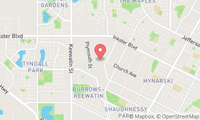 map, Pyramid Heating and Air Conditioning - Winnipeg
