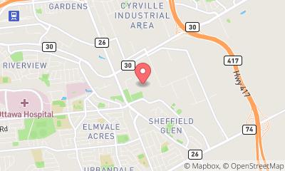 map, Access Storage - Ottawa St. Laurent