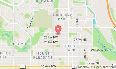 map, Carson Pow-R-Vac Calgary
