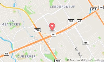 map, L'entrepôt RONA Québec