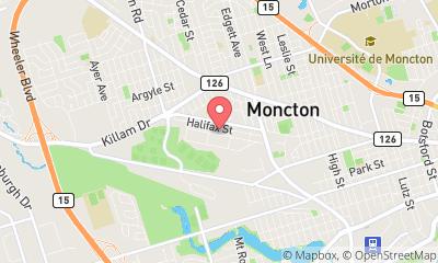 map, ServiceMaster of Moncton