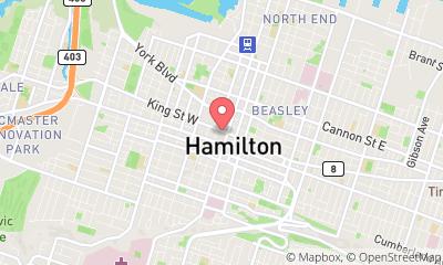 map, Regus - Ontario, Hamilton - King Street