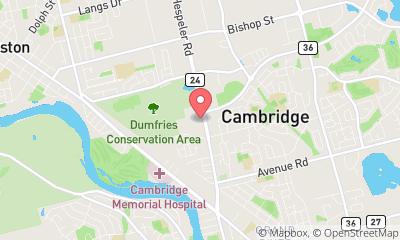 map, Maison de retraite Heritage Meadows Gracious Retirement Living à Cambridge (ON) | LiveWay