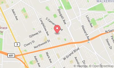 map, Ontario Steam Carpet & Duct Cleaning Windsor