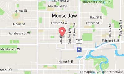map, Revera The Bentley Moose Jaw