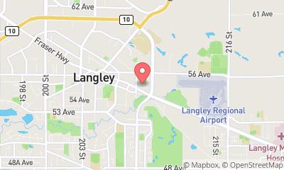 map, Master Care Janitorial Langley