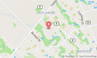 map, Duct cleaning Brampton