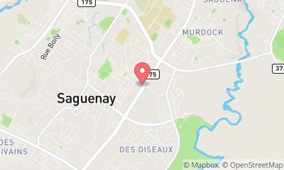 map, Via Capitale Saguenay/lac St-jean