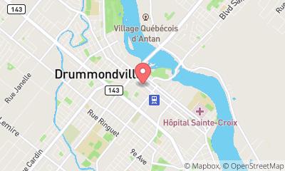 map, Vertdure | Entretien Pelouse Drummondville
