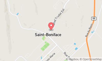 map, Electricien Alain Bournival & Fils (Les entreprises) à Saint-Boniface-de-Shawinigan (Quebec) | LiveWay