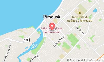 map, Electricien Les Electriciens Lepage & Simard Inc à Rimouski (Quebec) | LiveWay