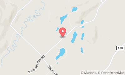 map, Garden center Serres du Domaine des Pointes in Saint-Tite (QC) | LiveWay