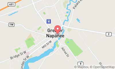 map, Services de financement RBC Royal Bank à Napanee (ON) | LiveWay