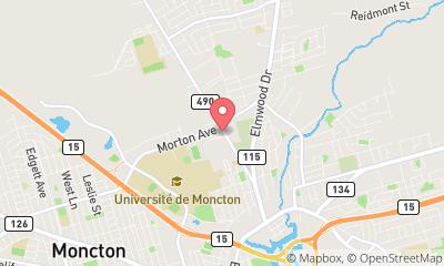 map, Insurance Broker The Co-operators - Jamie Wallace, Agent in Moncton (NB) | LiveWay