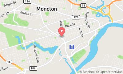 map, Auto Broker Wilson Insurance in Moncton (NB) | LiveWay