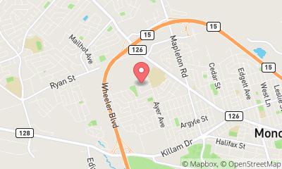 map, Office Rental Cornerstone Co-operative Ltd. in Moncton (NB) | LiveWay