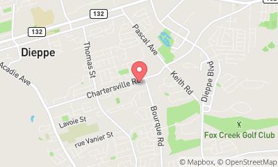 map, Contractor Hard Rock Masonry Ltd. in Dieppe (NB) | LiveWay