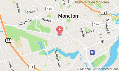 map, Contracteur Perma-Dry of Moncton à Moncton (NB) | LiveWay