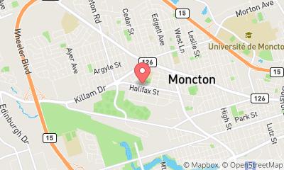 map, Contractor Shaw Retail Centre in Moncton (NB) | LiveWay