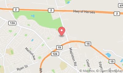 map, Contractor Kent Building Supplies in Moncton (NB) | LiveWay