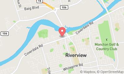 map, Contracteur Kent Building Supplies à Riverview (NB) | LiveWay