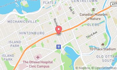map, Immobilier - Commercial EXP REALTY D&G Realty Group - Ottawa Real Estate à 343 Preston St 11 Floor () | LiveWay