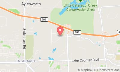 map, Nettoyage de ventilation Fireplaces Unlimited Heating & Cooling, Duct Cleaning - Kingston à Kingston (ON) | LiveWay
