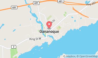 map, Serrurier Treaty Marshal Service Inc à Gananoque (ON) | LiveWay