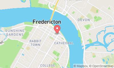 map, Immobilier - Commercial CBRE Limited à Fredericton (NB) | LiveWay