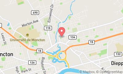 map, Immobilier - Commercial Ron Caissie à Moncton (NB) | LiveWay
