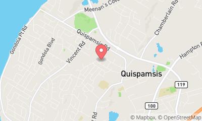 map, Gouttières MCF Customs à Quispamsis (NB) | LiveWay